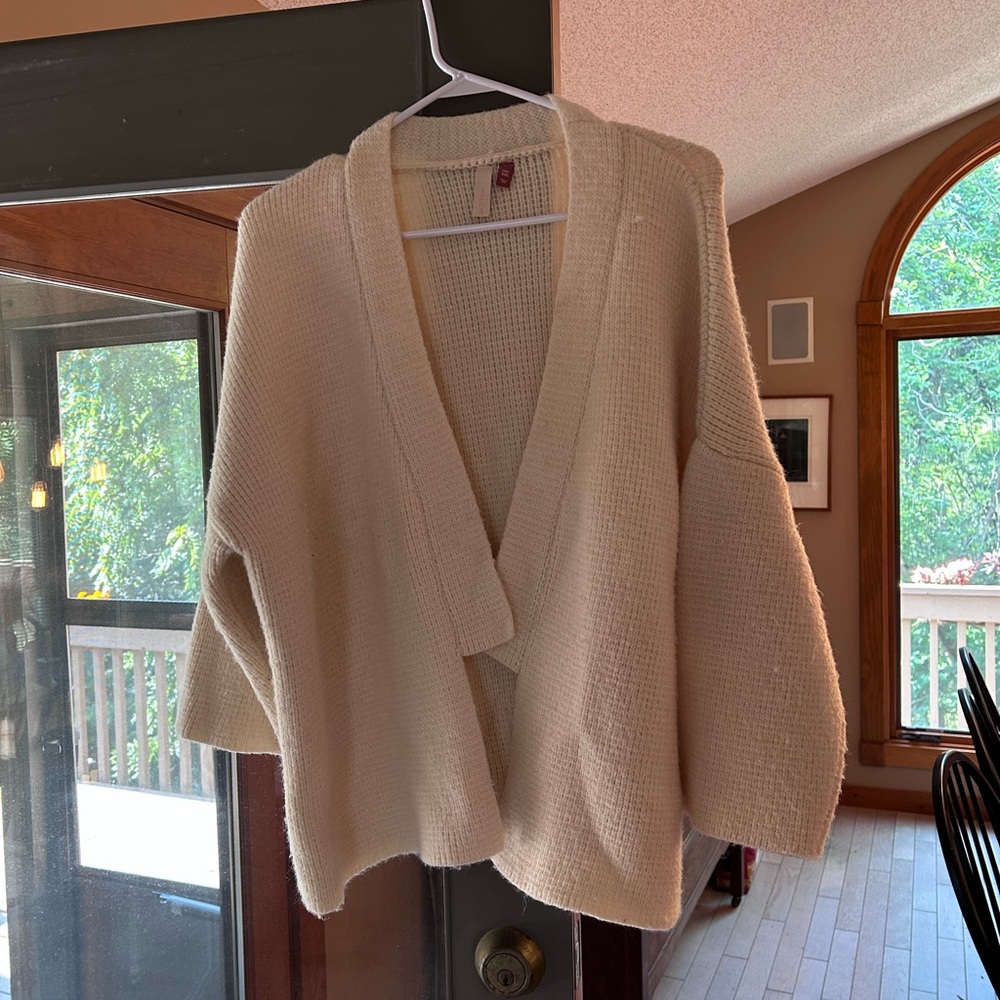 Anthropologie pilcro one size cream open sweater